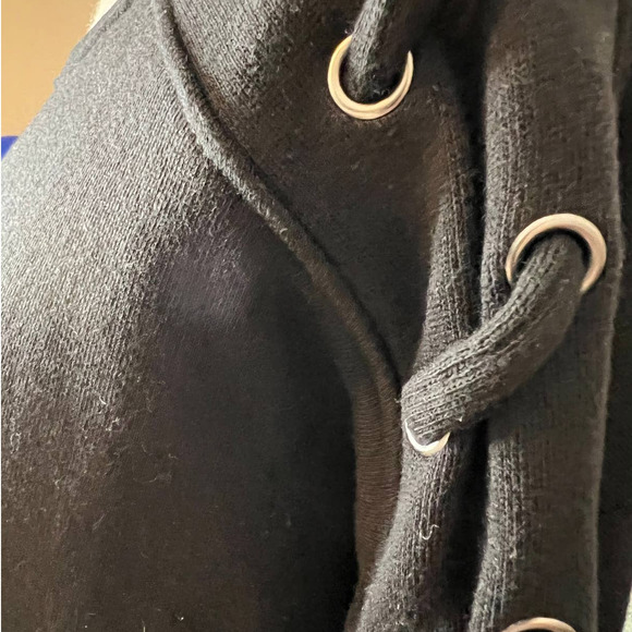 Betsey Johnson Performance Sweatshirt with Laced Shoulder Detail Size Medium - Picture 2 of 5